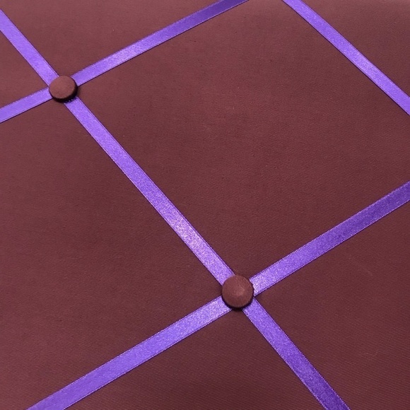 Fabric Purple Photo Memo Vision Board - Picture 7 of 8